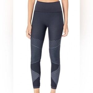Spanx Seamless Moto Leggings‎ Size S Petite Indigo Sky NWT High Rise Control $88
